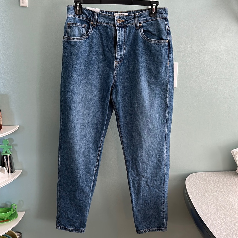 Cotton On Mom Jeans, Size 10, Lucky Blue, NEW